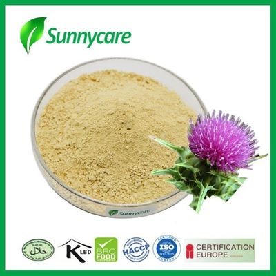 Silybum Marianum Milk Thistle Extract Powder 22888-70-6 80% 98% Silibinin Silybin
